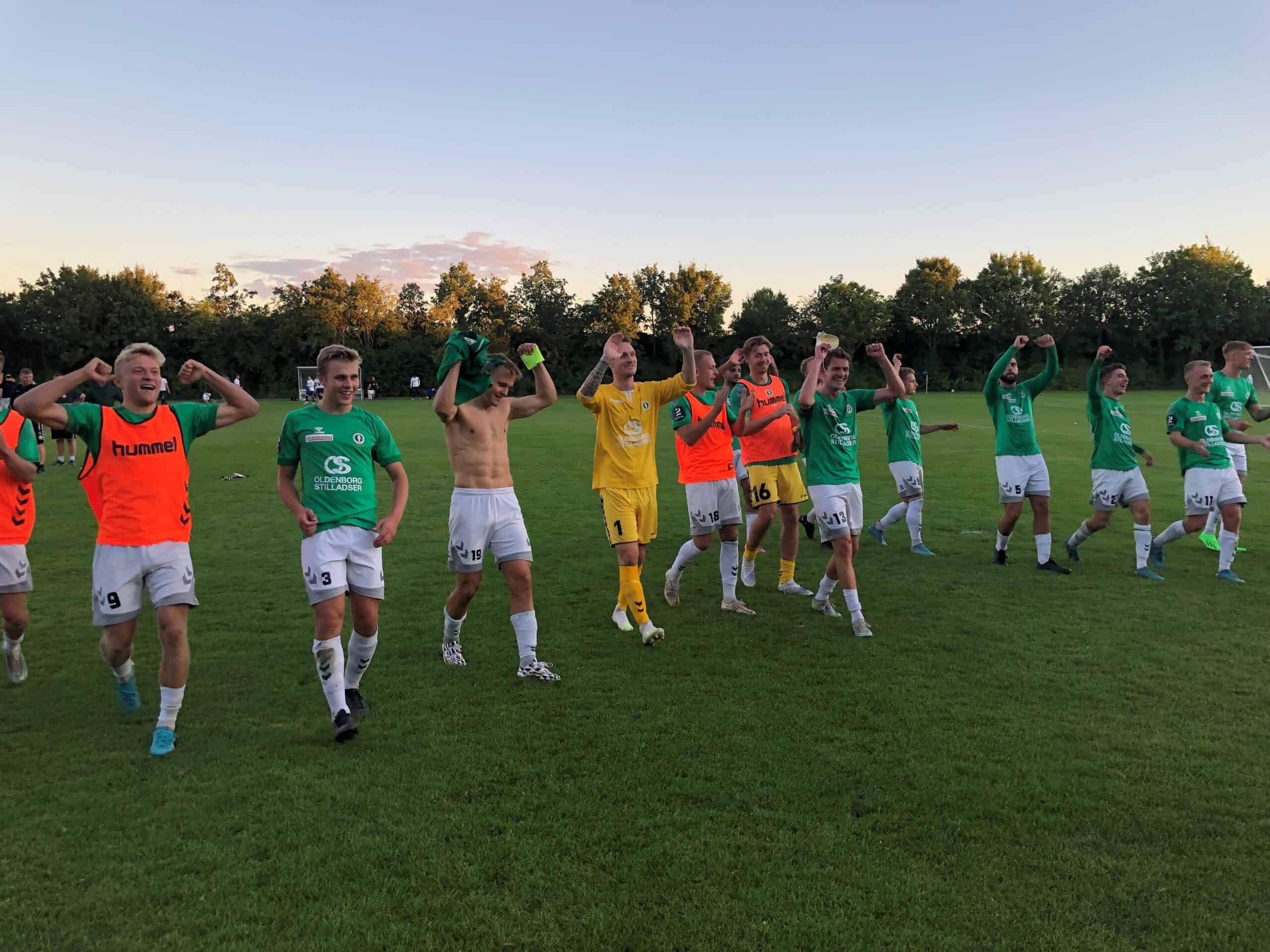 2-1 win in the cup over Kastrup BK