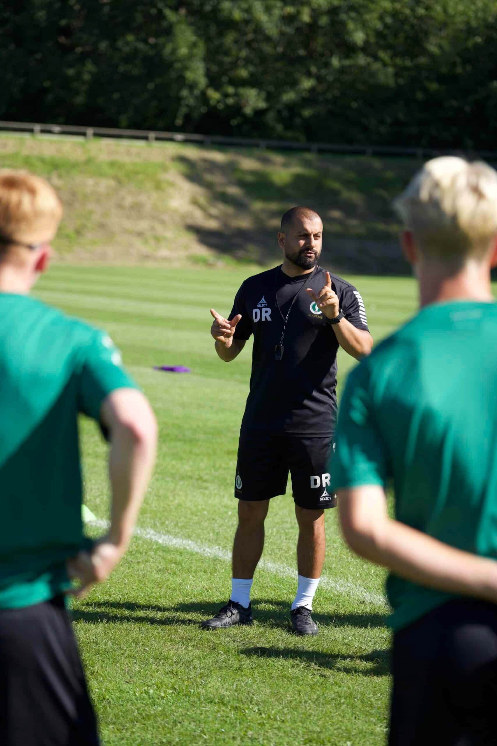 Soccer training for kids