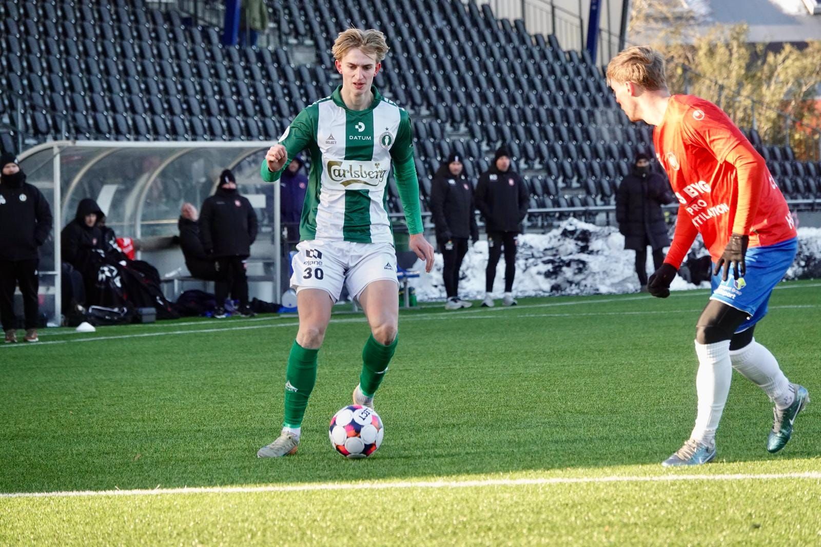 Training Match Against Hvidovre IF